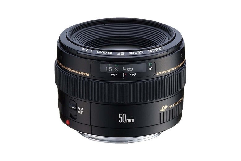 Canon EF 50mm f/1.4 USM Lens.